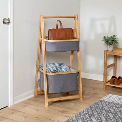 14 " W Solid Wood Shelving Unit