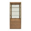 Portrait Display Cabinet - Sienna Brown