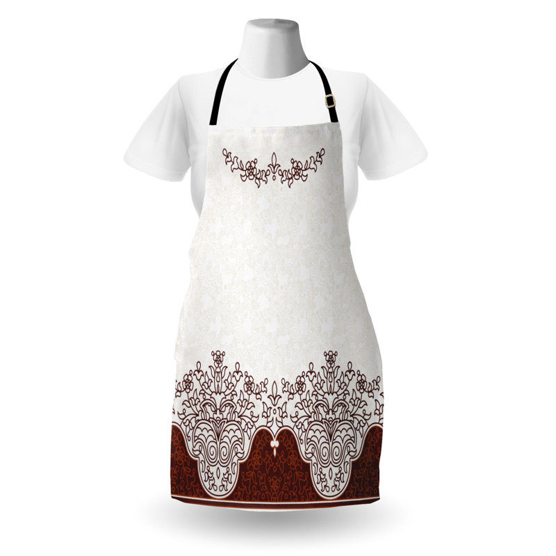 No Pattern Bib Apron