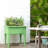 Provence Raised Resin Garden Bed and Stool 4 pc Set-102921152