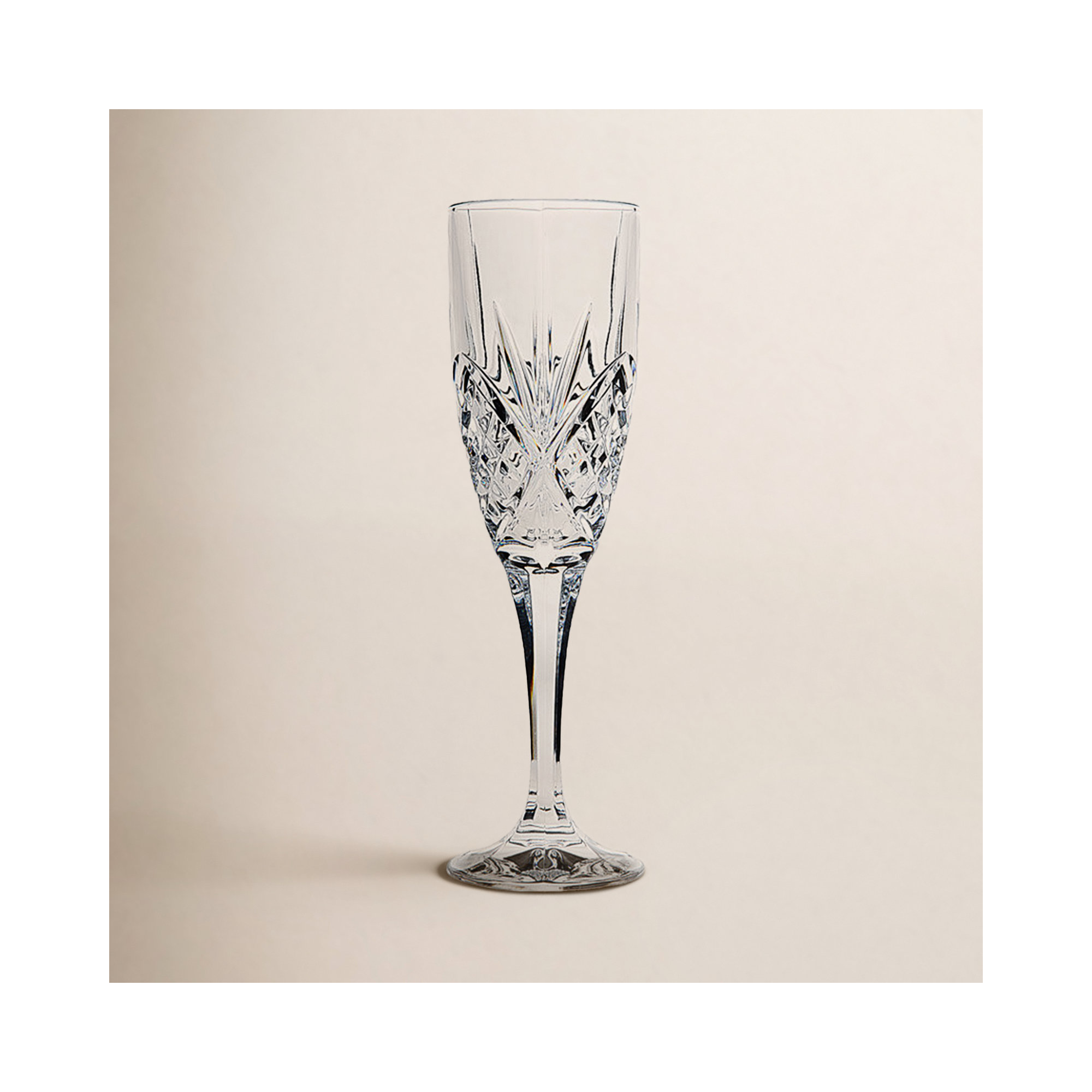 Dublin Crystal Flute Glass 6oz
