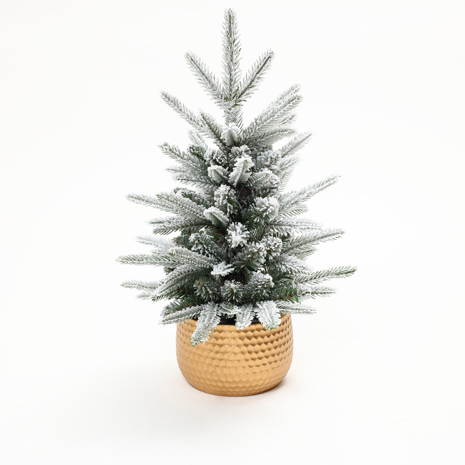 1.5Ft Flocked Artificial Tree Potted