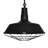 Joey 18'' Black Pendant Light - Adjustable Farmhouse & Industrial Hanging Fixture – 1 Light Mini Dome Chandelier for Kitchen Island, Dining Room, or Entryway-75759082