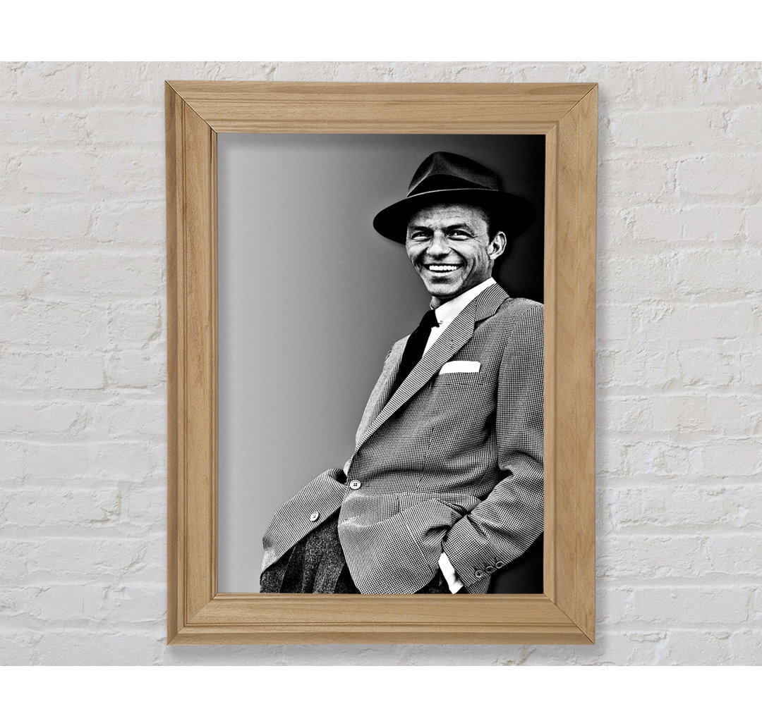 Frank Sinatra Lächeln - Einzelner Bilderrahmen Kunstdrucke