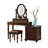 Makeup Vanity with mirror,7 drawers,1 chair