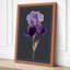 Iris in Lavender Botanical - Wrapped Canvas-171899072-171899096