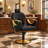 Luxury Reclining Barber Chair, Height Adjustable Hydraulic Salon Chairs, Hair Stylist Chair for Barbershop -Black-107141752