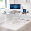 Bureau d'angle électrique VIVO, plateau de table à 3 sections