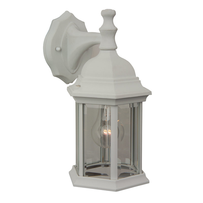 Cast Aluminum Wall Light, Matte White