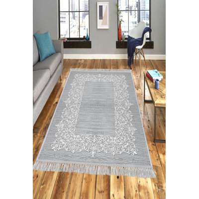 Tapis gris Katz Southwestern