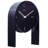 Quartz movement / Crystal Tabletop Clock in Black