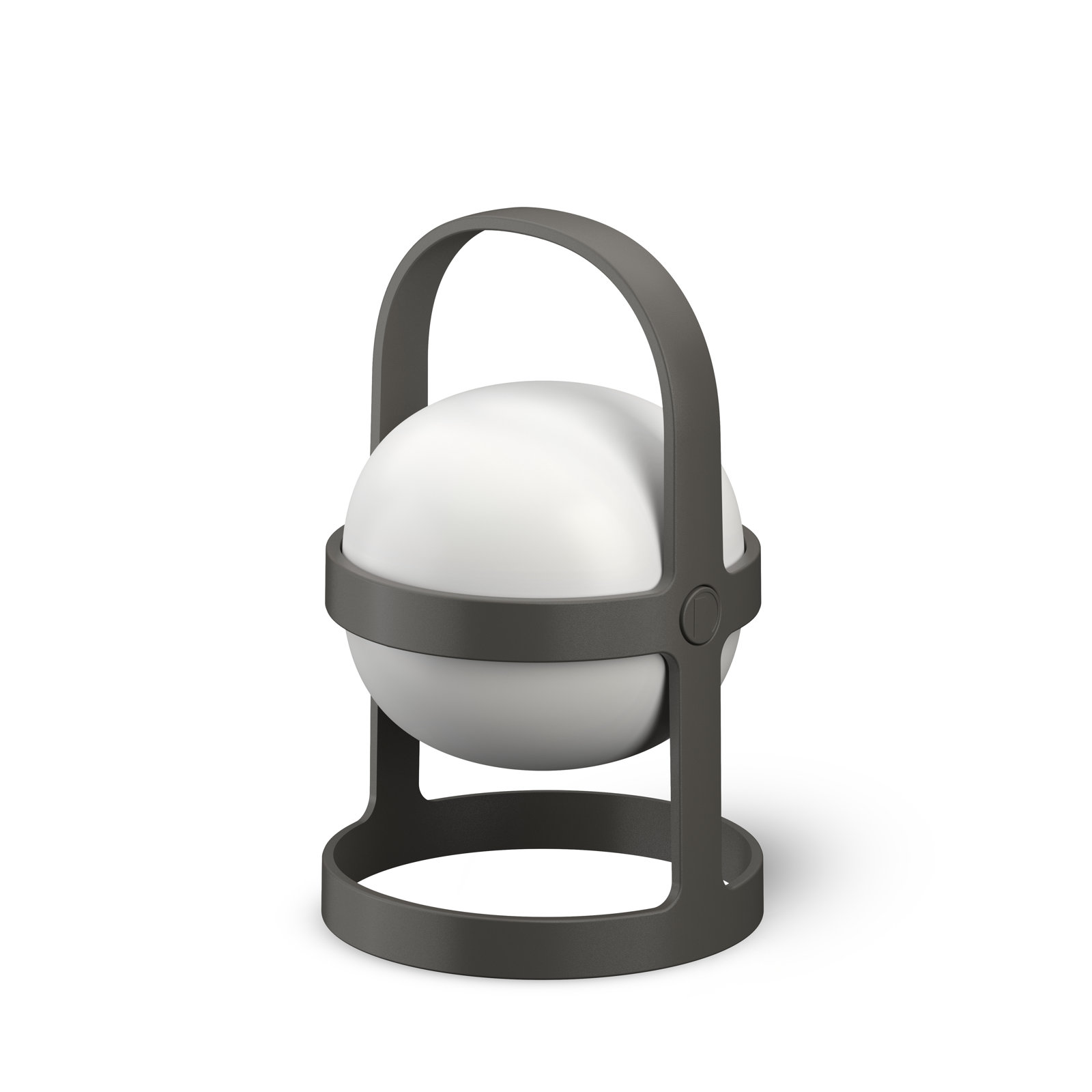 Soft Spot Solar Circular Wheat Light, 9.8" H x 5.9" W x 5.9" D, Slate Gray