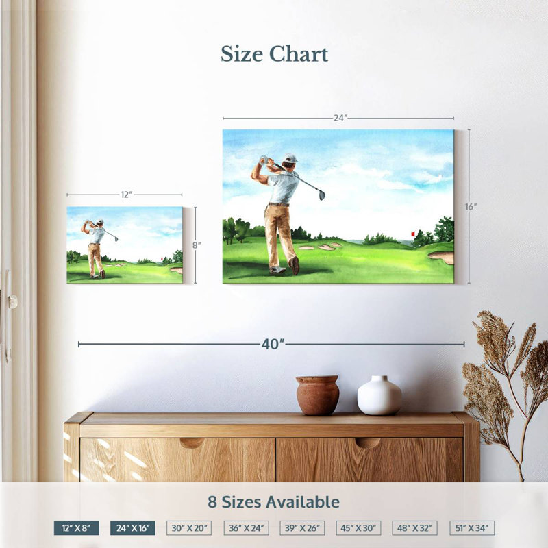 Jeu de golf Sireci, H 16 po x l 24 po