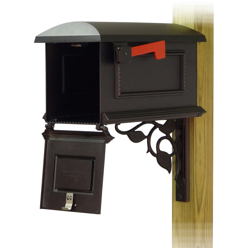 Aluminum Post Mounted Mailbox