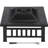 Pridgen Outdoor Square Fire Pit with Poker-815922666-905968999