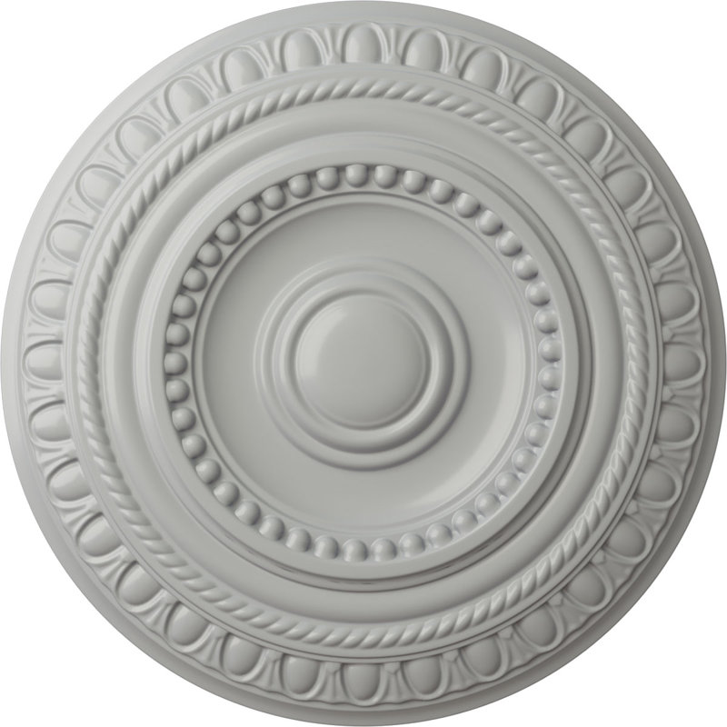Médaillon de plafond H 15,75 po x l 15,75 po x P 1,5 po Artis, Givré