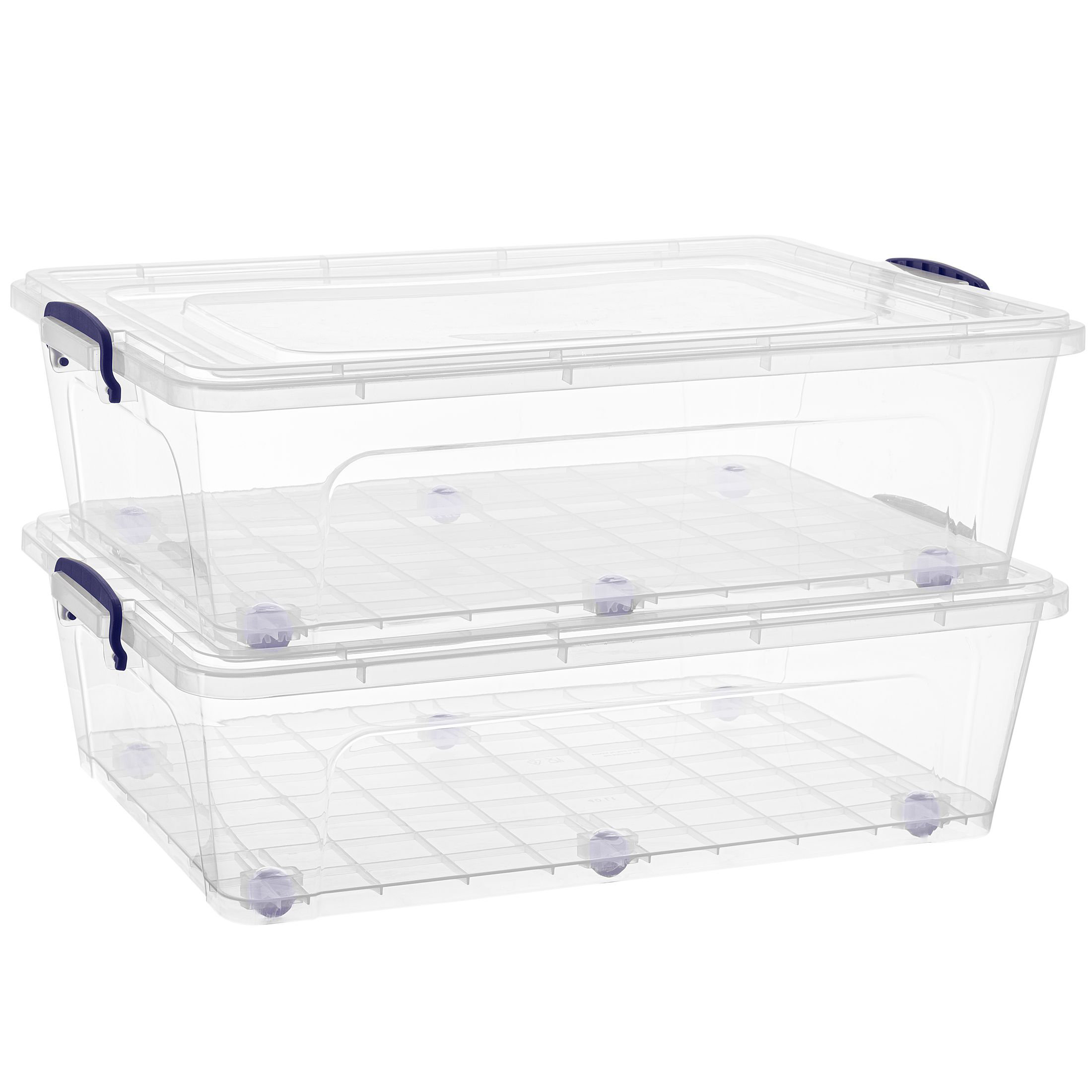 Adjustable Deep Freezer Organizer Bins, 2-PACK Chest Freezer Baskets,  Expandable Freezer Storage Bins with Handle, Freezer Organization  Accessories
