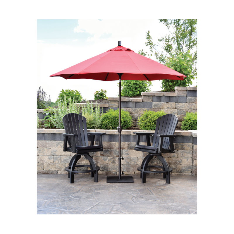 Berlin Gardens Comfo Back Swivel Bar Chair, 29.5", Antique Mahogany