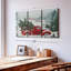 «Camion rouge de Noël», 3 pièces-49791797