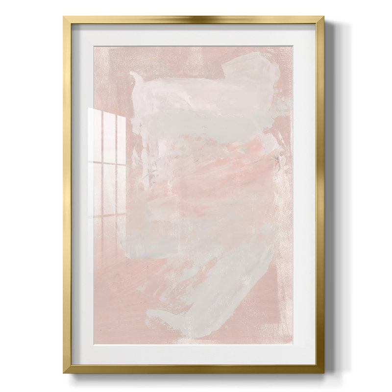 Hazy Summer II - Impression encadrée, H 28,5 po x l 20,5 po, Doré