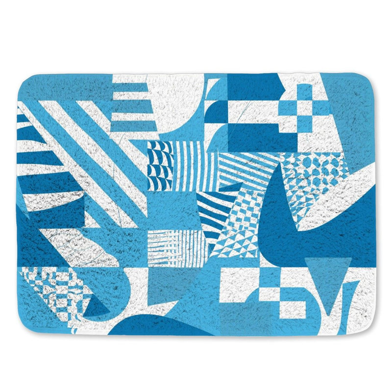 Leftera Microfiber / Microsuede Bath Mat, Single - 24" L x 17" W