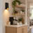 Adwita 1-Light Dimmable Geometric Wall Sconce for Bathroom Vanity