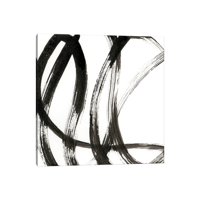 Linear Expression I 1 Piece Wrapped Canvas Painting, 30.48 cm H x 30.48 cm W