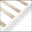 Lit de jour simple en bois avec lit gigogne simple (blanc)