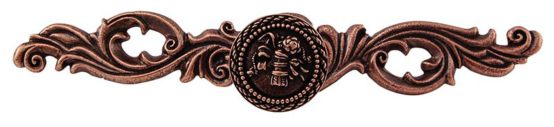 Poignée fantaisie Sforza 1,25 po, Cuivre antique