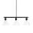 Modern Metal and Glass Linear Chandelier-1030032884