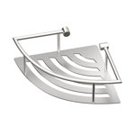 Elegant Stainless Steel Corner Shower Baskets | Wall Mount Shower Shelf