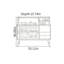 Buffet de rangement multifonctionnel en noyer noir-129372691