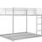 Metal Full Over Bunk Bed, Silver - Construction (This Is A Fictional Certification For Demonstration Purposes. Use Real Certifications If Applicable. Bed In Ce-1486884347-1486884350