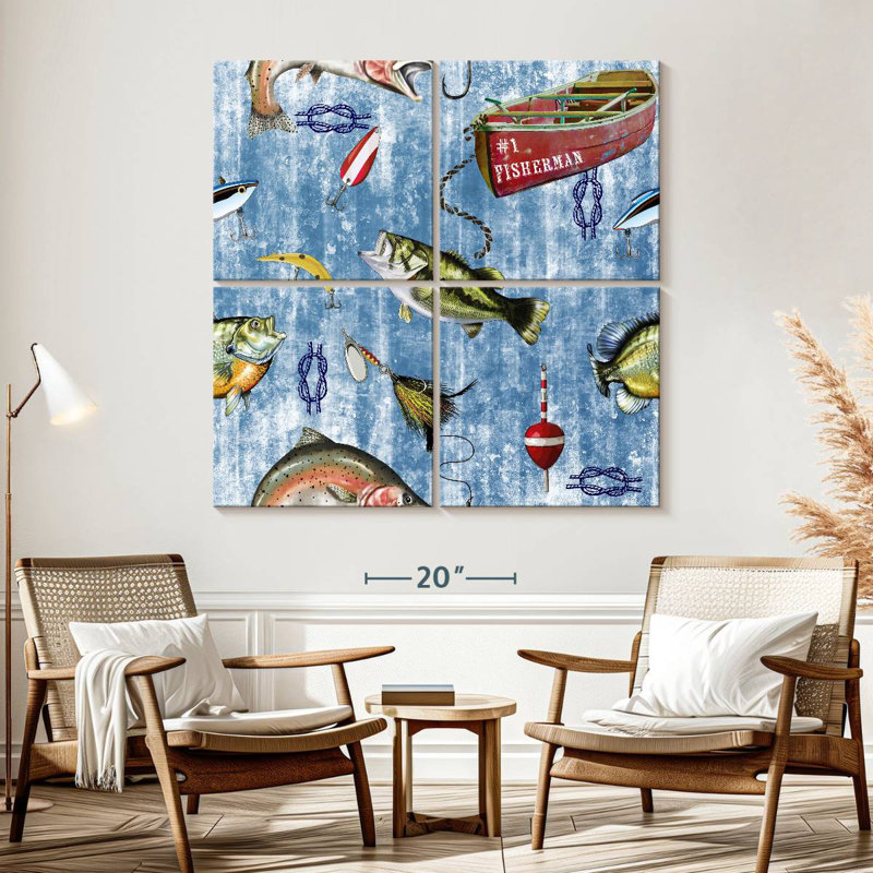 Senne Fisherman, 57" H x 57" W