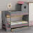 Creative Loft Bed Combining House Play Area, Drawer Storage, Staircase, And Soft LED Lighting-715357204