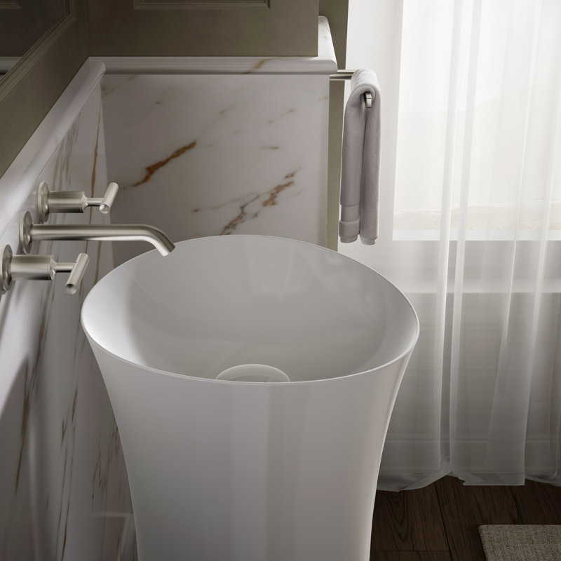 Veil® Lavatory No Overflow, White