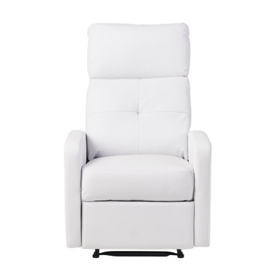 Suai 26" Wide Faux Leather Manual Standard Recliner