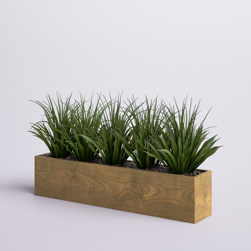 12" Tall Floor Foliage Grass in Pot