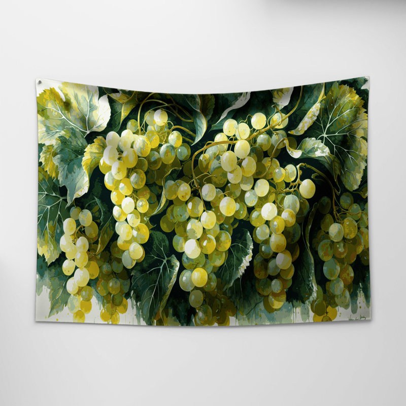 Tapisserie murale «Fruit Grape Thompson», 88 po x 104 po