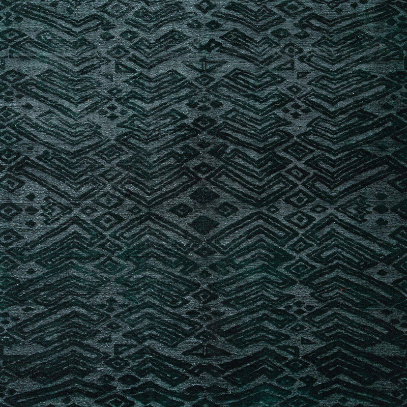 Tapis abstrait moderne 4650, Carré 8 pi
