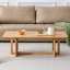 Table basse rectangulaire en bois massif de style chinois