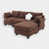 Velours brun en peluche est en rupture de stock