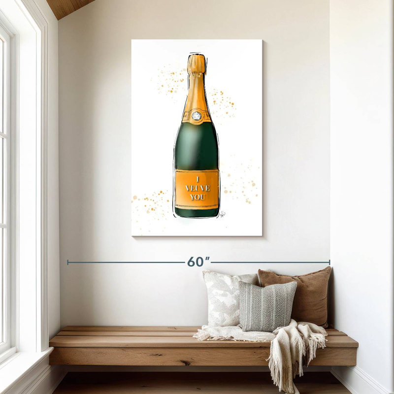 Yarlin I Veuve You, 45" H x 30" W