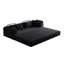 Canapé-lit convertible de 78,7 pouces avec coussin cylindrique, canapé-lit pliant en chenille avec, canapé-lit pliant avec poche latérale, canapé-lit pour salon