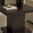 Mbala Cappuccino Square Pedestal End Table