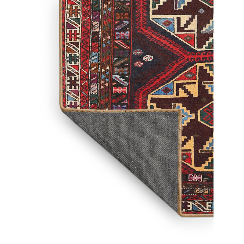 Tapis brun/beige traditionnel Voni, Rectangle 3 pi x 5 pi