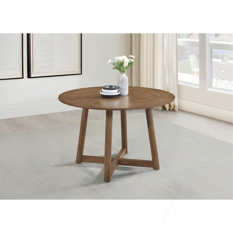 Table de salle à manger en bois de noyer guinéen