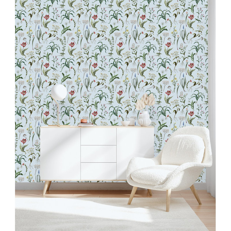Floral Tile, 125" L x 25" W