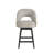 Cy Solid Wood Upholstered Counter Height Or Bar Height Swivel Barstool With Fabric Seat - Set Of 3-1150117245-1150117246