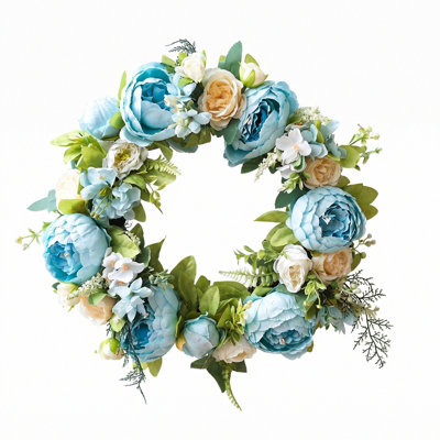 Peony Wreath 18'' Spring Wreath